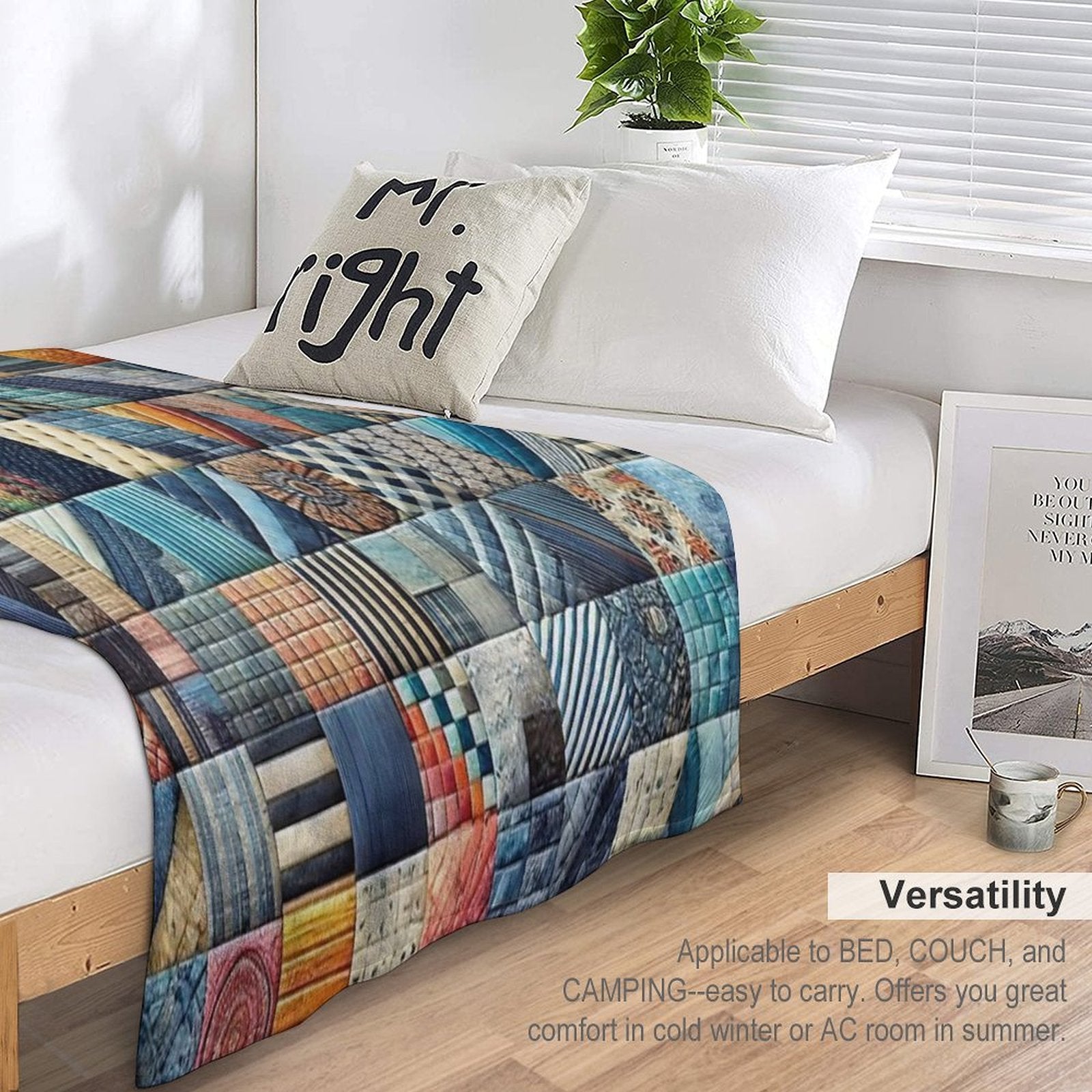 CHECKERBOARD 3 Versatility Throw Blanket