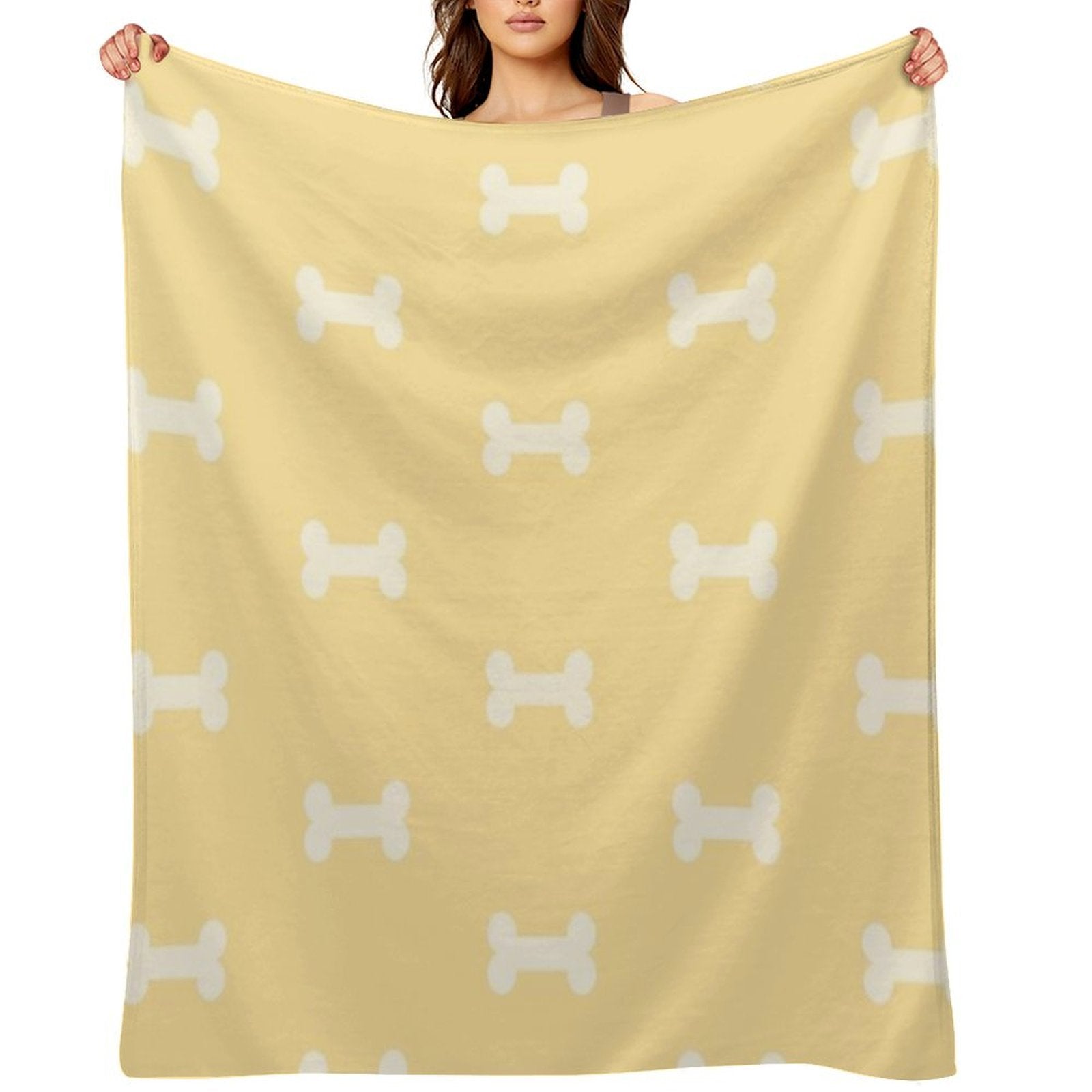 Blue Dog Bed Blanket Gift-ready Throw Blanket