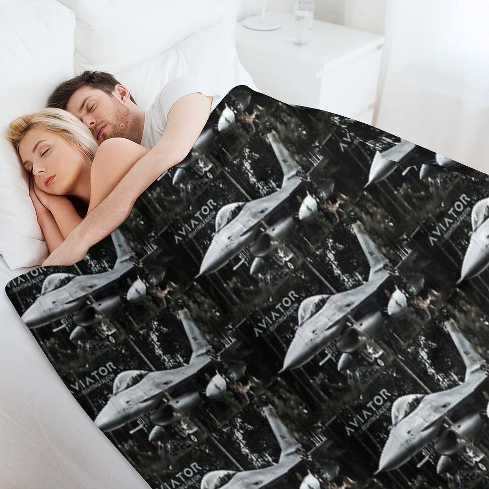 F-16 Fighting Falcon Comfort Throw Blanket