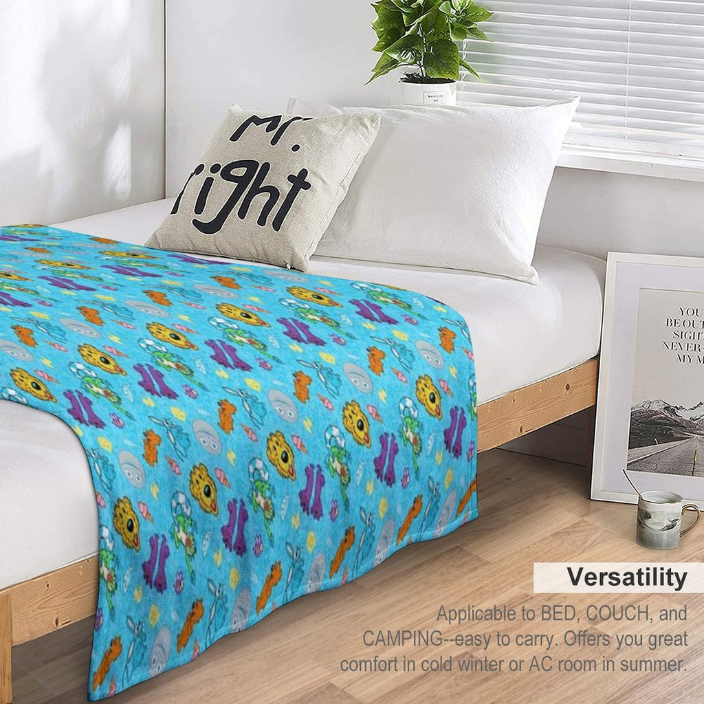 Bear Big House Easy Care Throw Blanket