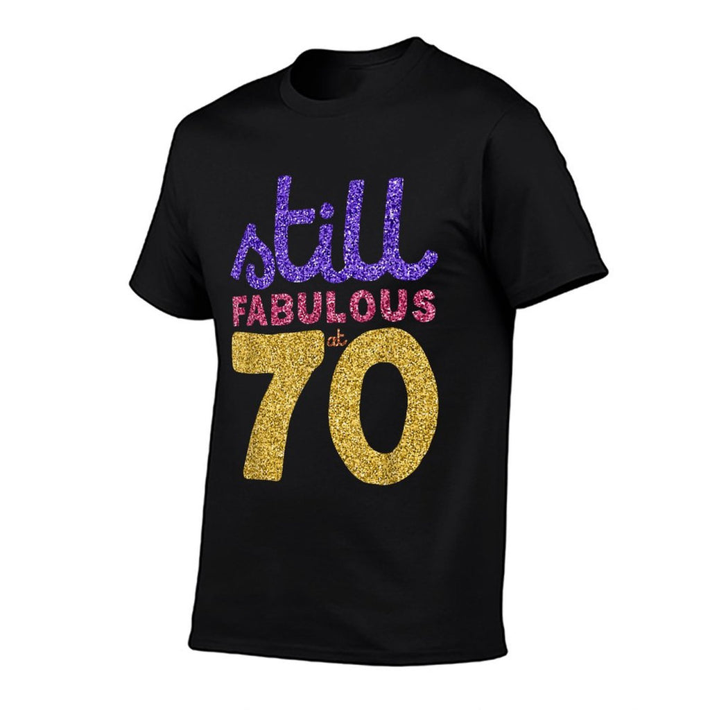 70th Birthday Funny 70 Year Old Gift Tshirt Men Womens  Trendy Pattern T-Shirt