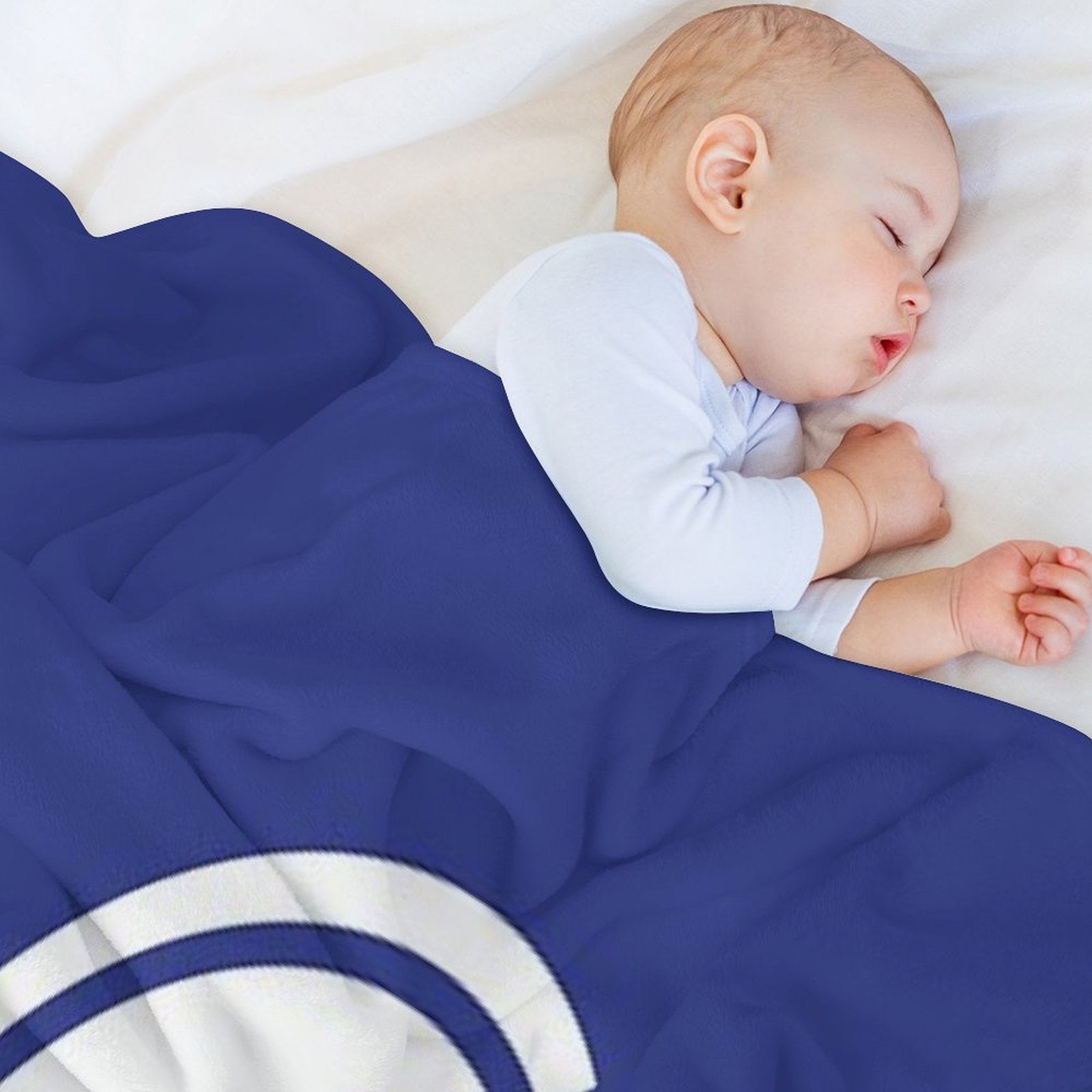 Tough Tackle Rugby Logo in White Versatility Throw Blanket