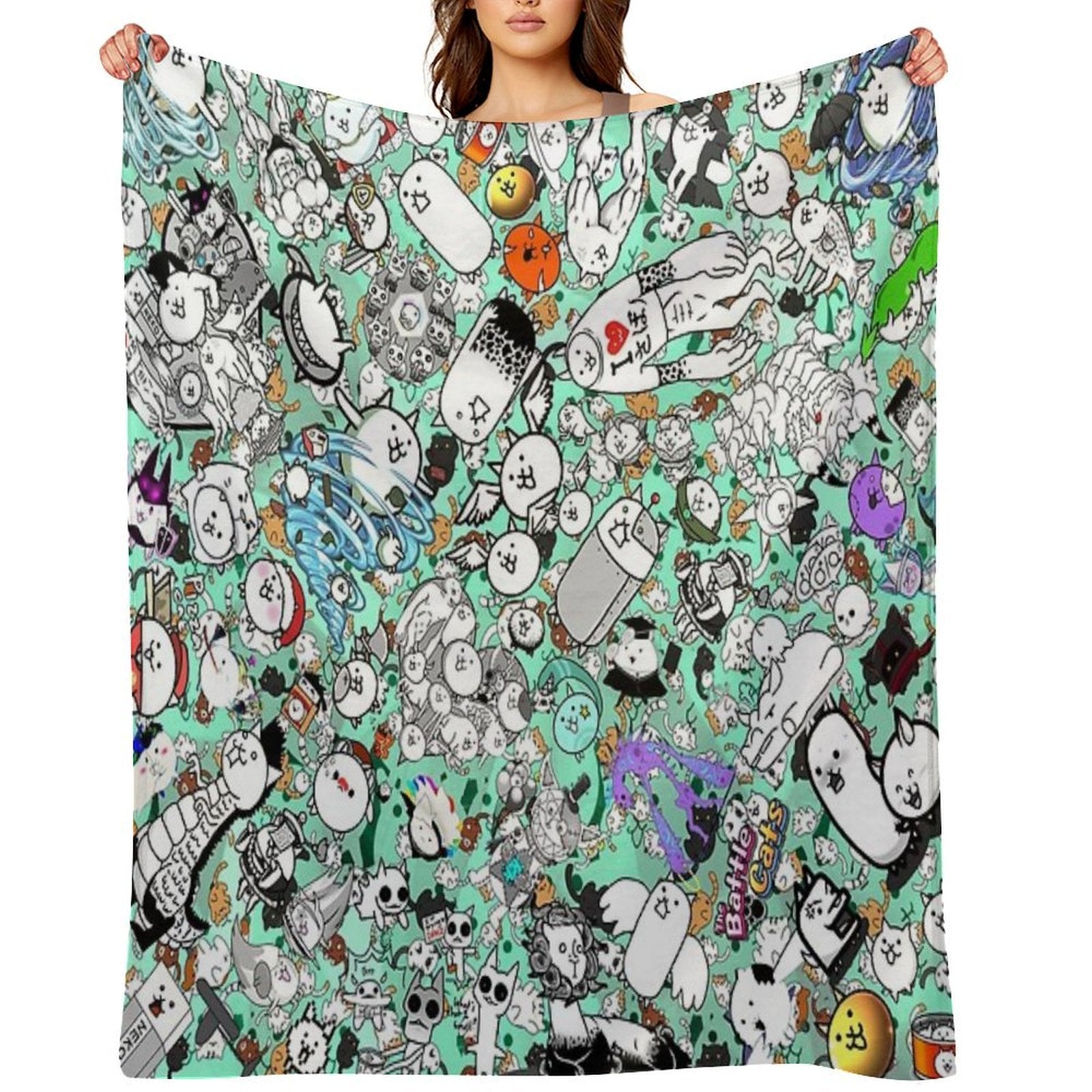 Battle Cats Comfort Throw Blanket