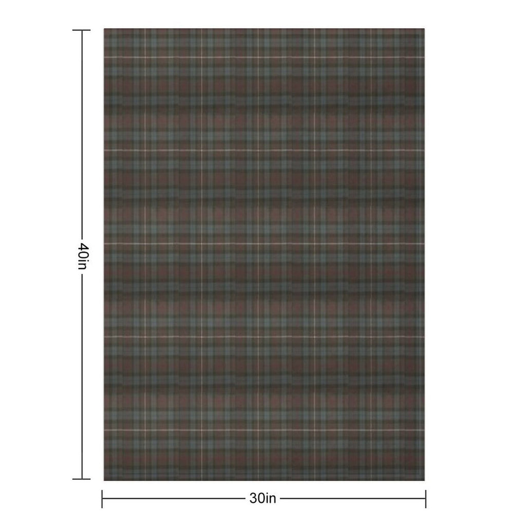 Clan Fraser Hunting Tartan Plush Throw Blanket
