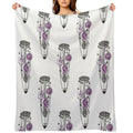 Charles Rennie Mackintosh Roses 4. Gift-ready Throw Blanket