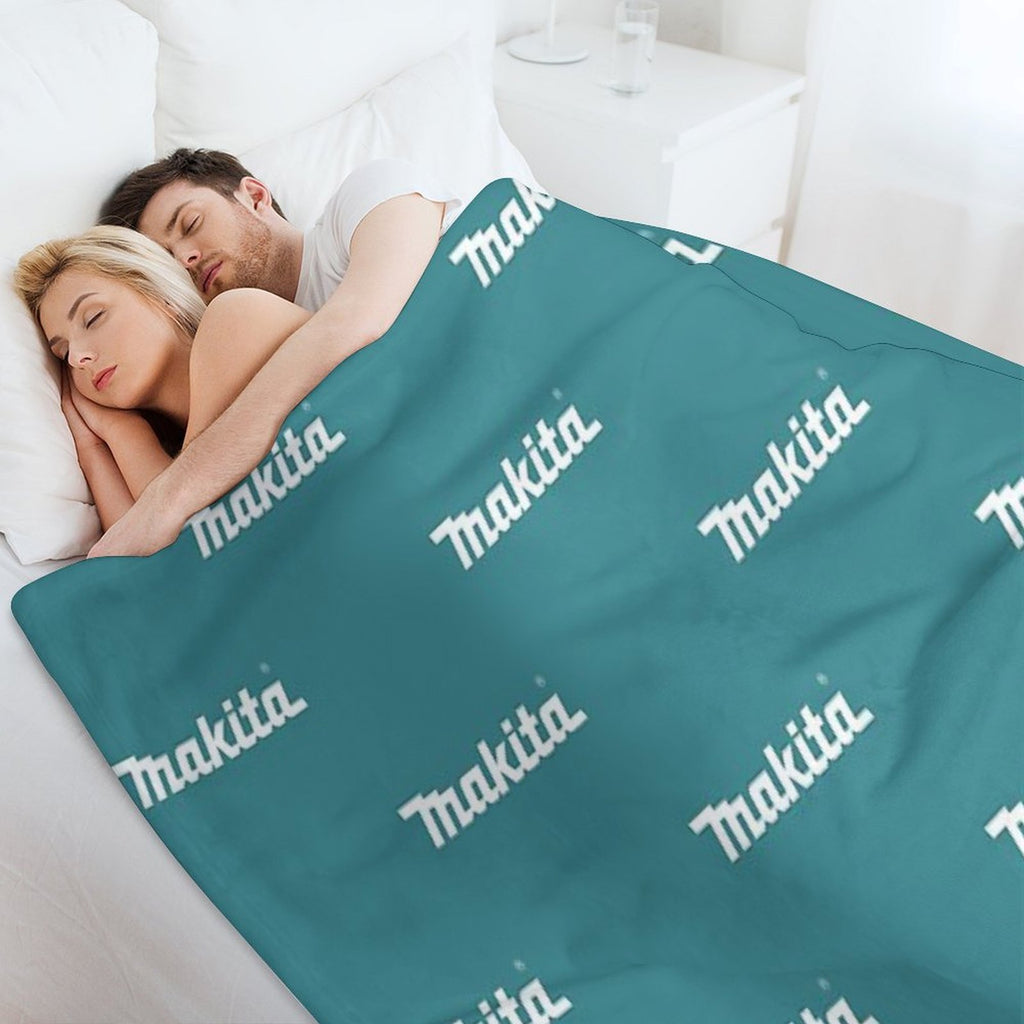 BEST SELLER - Makita Logo Premium Throw Blanket