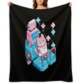 Dance Kitty Multi-functional Throw Blanket