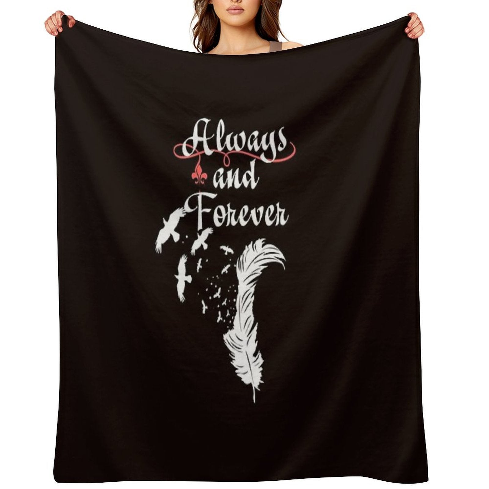 Always And Forever. All-season Throw Blanket