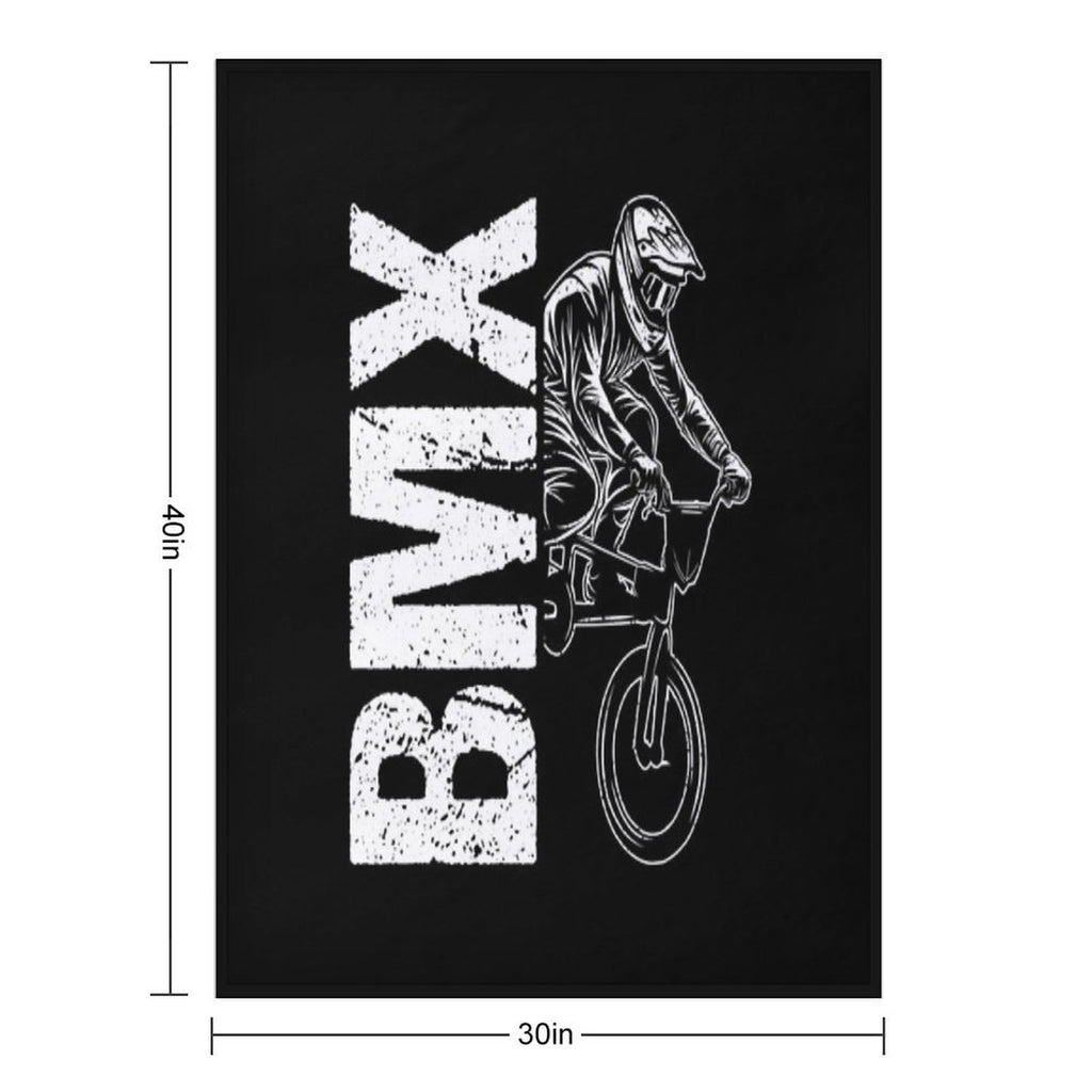 BMX Bike Hobby Sport BMX Gift Idea Comfort Throw Blanket
