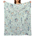 Pigeons Machine-washable Throw Blanket