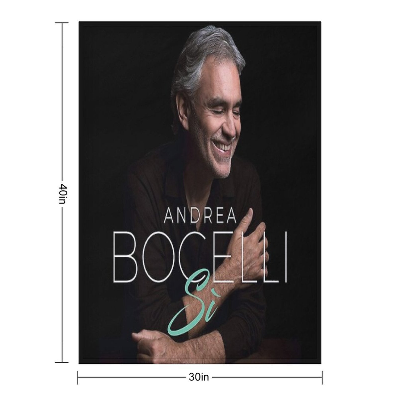 Andrea Bocelli Si Lightweight Throw Blanket