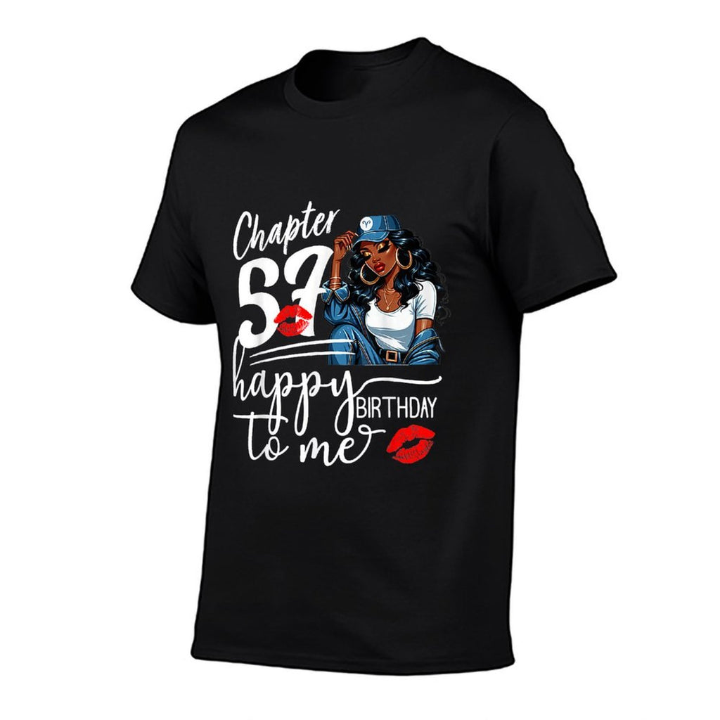 Chapter 57 Years Old 57th Happy Birthday to Me for Women 57  Oversized Silhouette T-Shirt