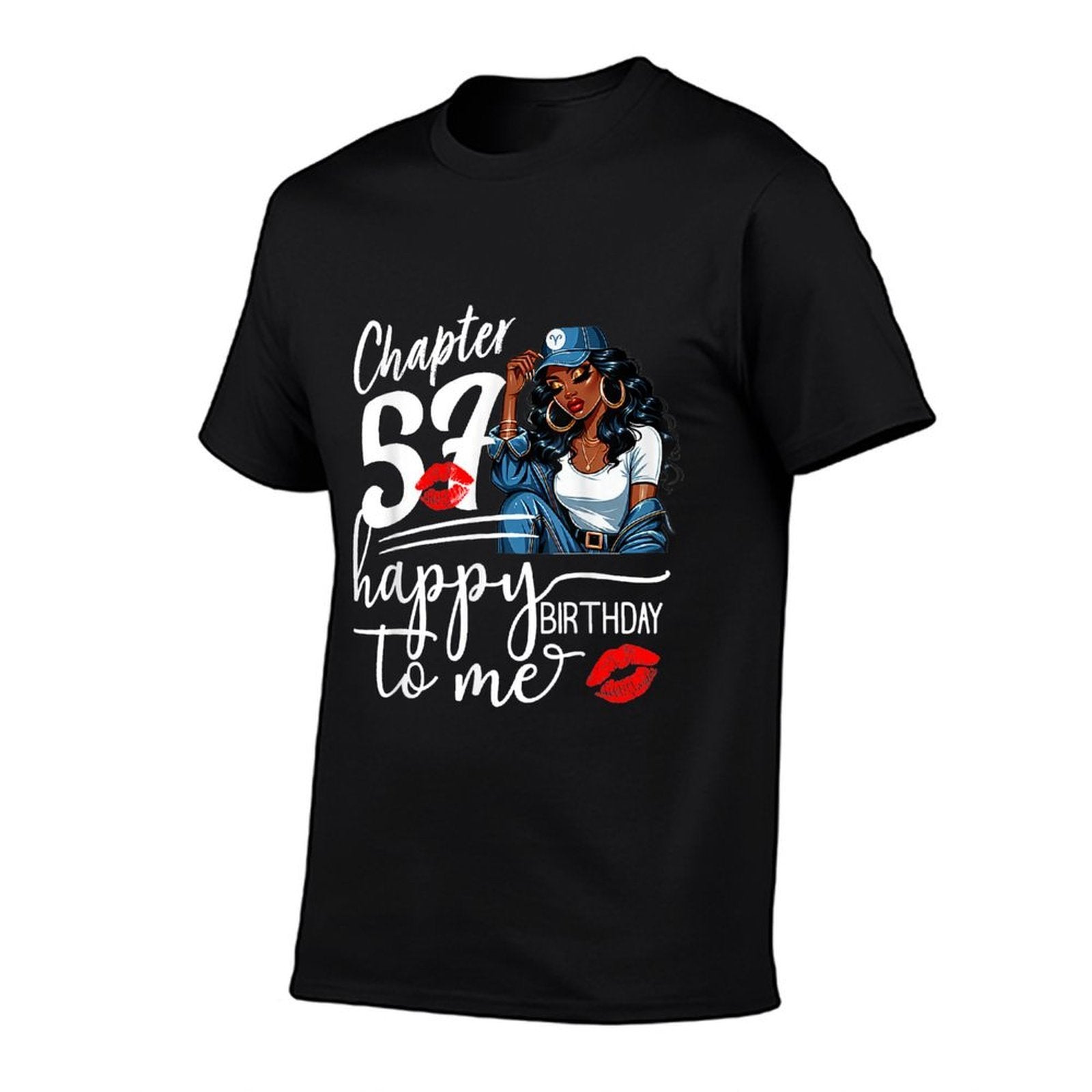 Chapter 57 Years Old 57th Happy Birthday to Me for Women 57  Oversized Silhouette T-Shirt