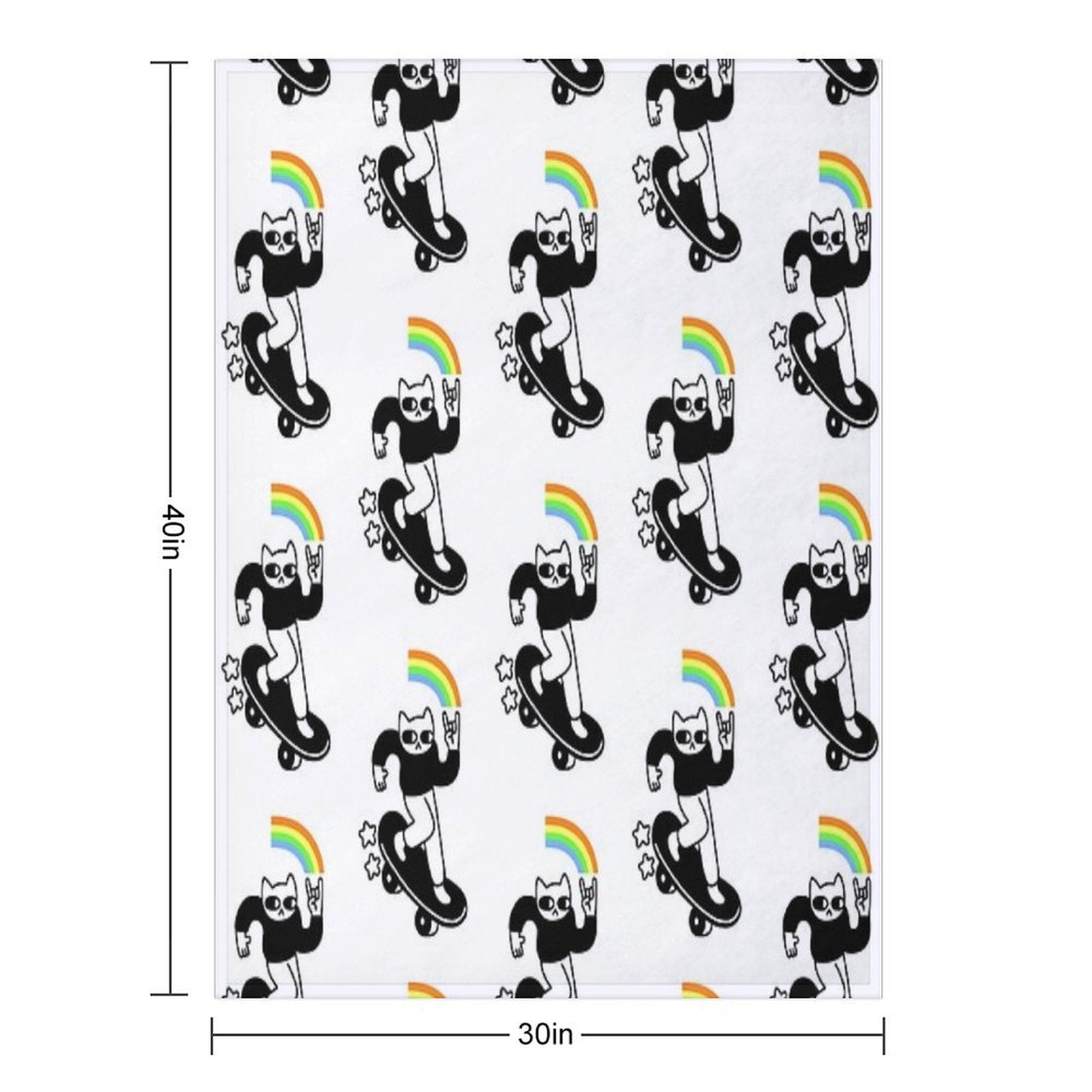 Coolest Cat Multi-functional Throw Blanket