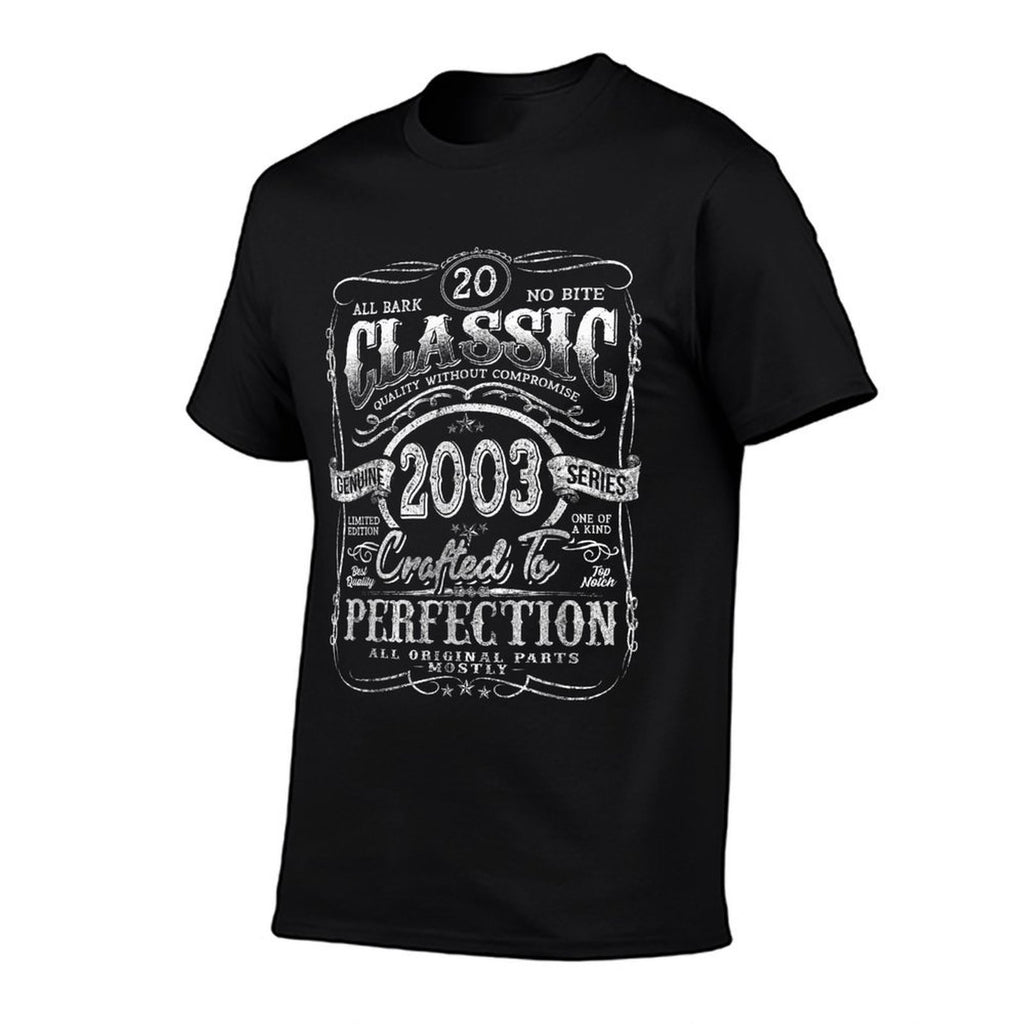 Vintage 2003 Limited Edition 20 Year Old 20th Birthday  High-quality Stitching T-Shirt