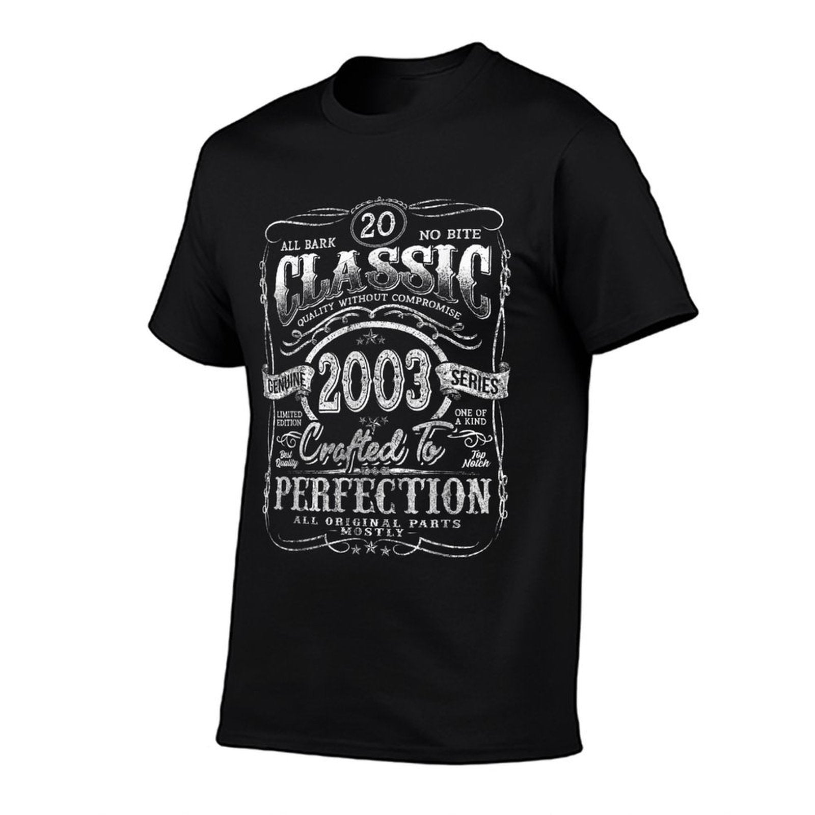 Vintage 2003 Limited Edition 20 Year Old 20th Birthday  High-quality Stitching T-Shirt