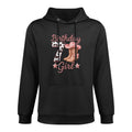 7th Birthday Girl Cowgirl Boots Hat Cow Western Rodeo Outfit Casual Wear Hoodie