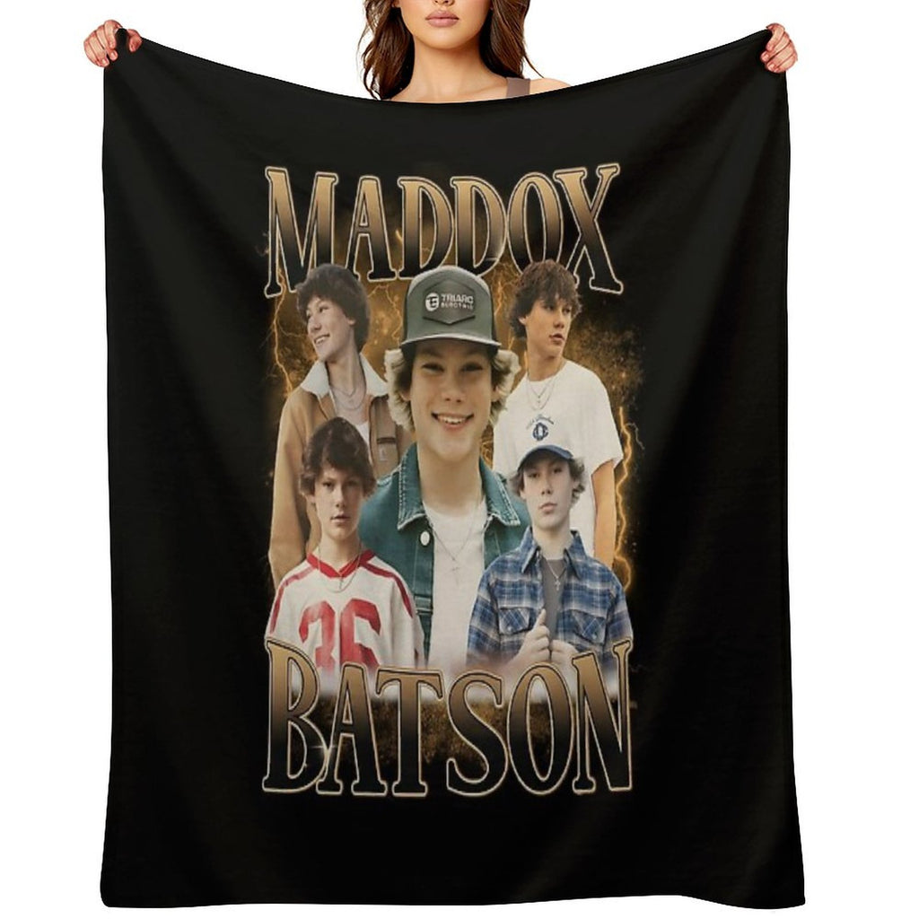 Maddox Batson Vintage 90s Pop Country Concert 2025 Tour Durable Throw Blanket