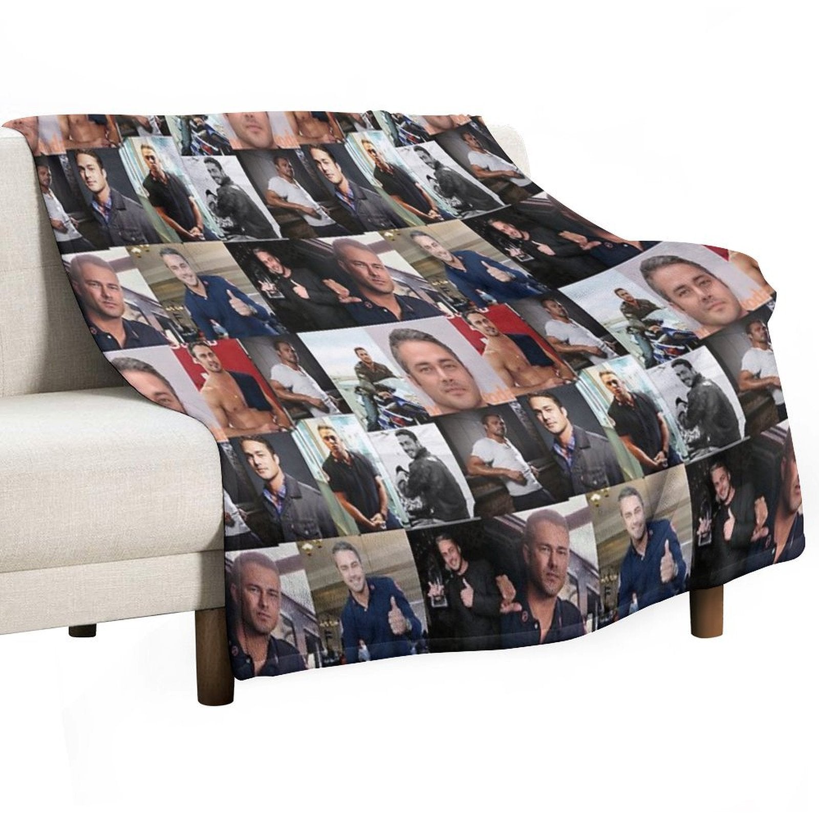 Taylor Kinney Or Kelly Severide Compact Throw Blanket