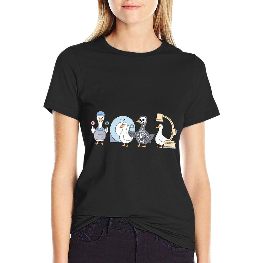 Radiologic Technologist Rad Tech Goose Minimalist Medical  Tagless Design T-Shirt