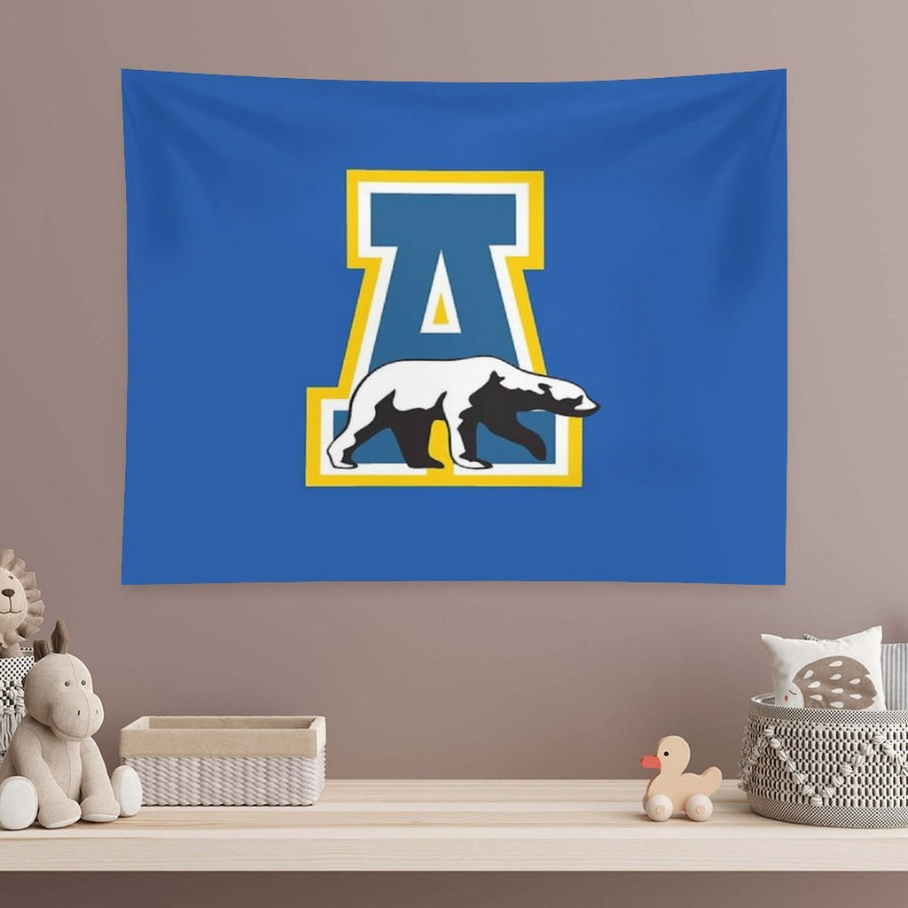 Alaska University Fans Art Tapestry