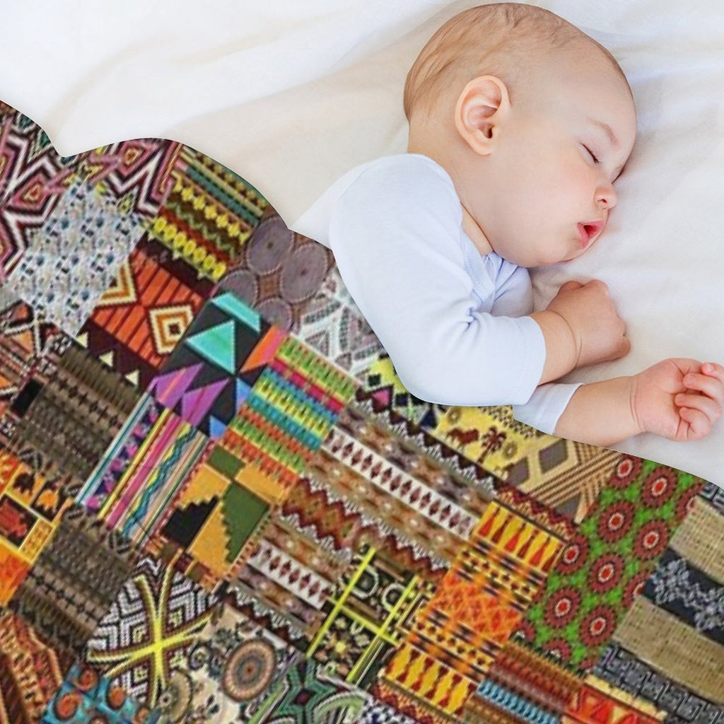 Ethnic Patterns Lightweight Throw Blanket