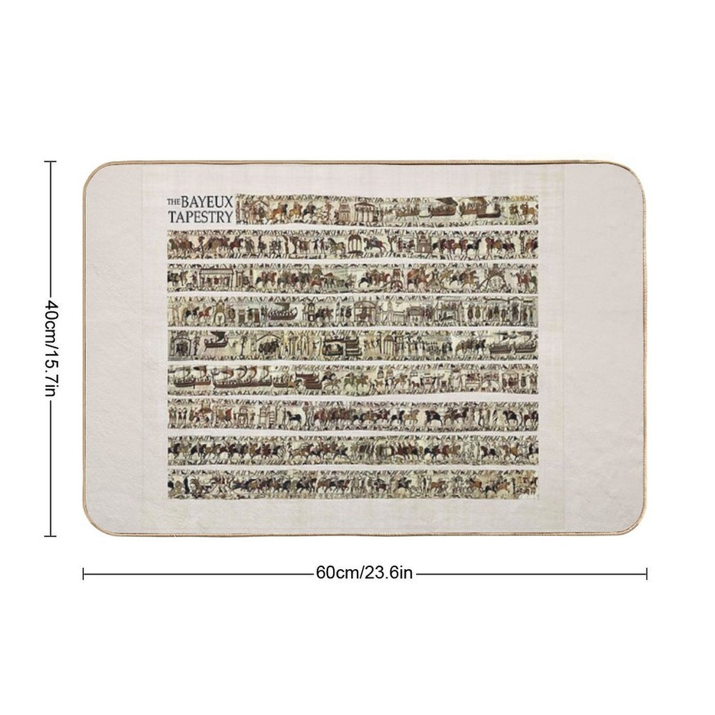 The COMPLETE Bayeux Tapestry  Odorless Bath Mat