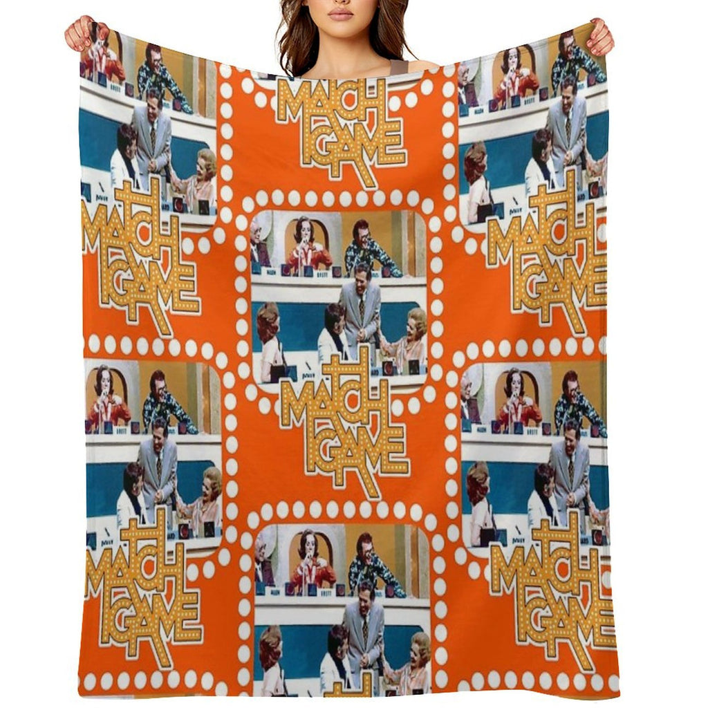 Match Game Cast Tribute Travel-friendly Throw Blanket