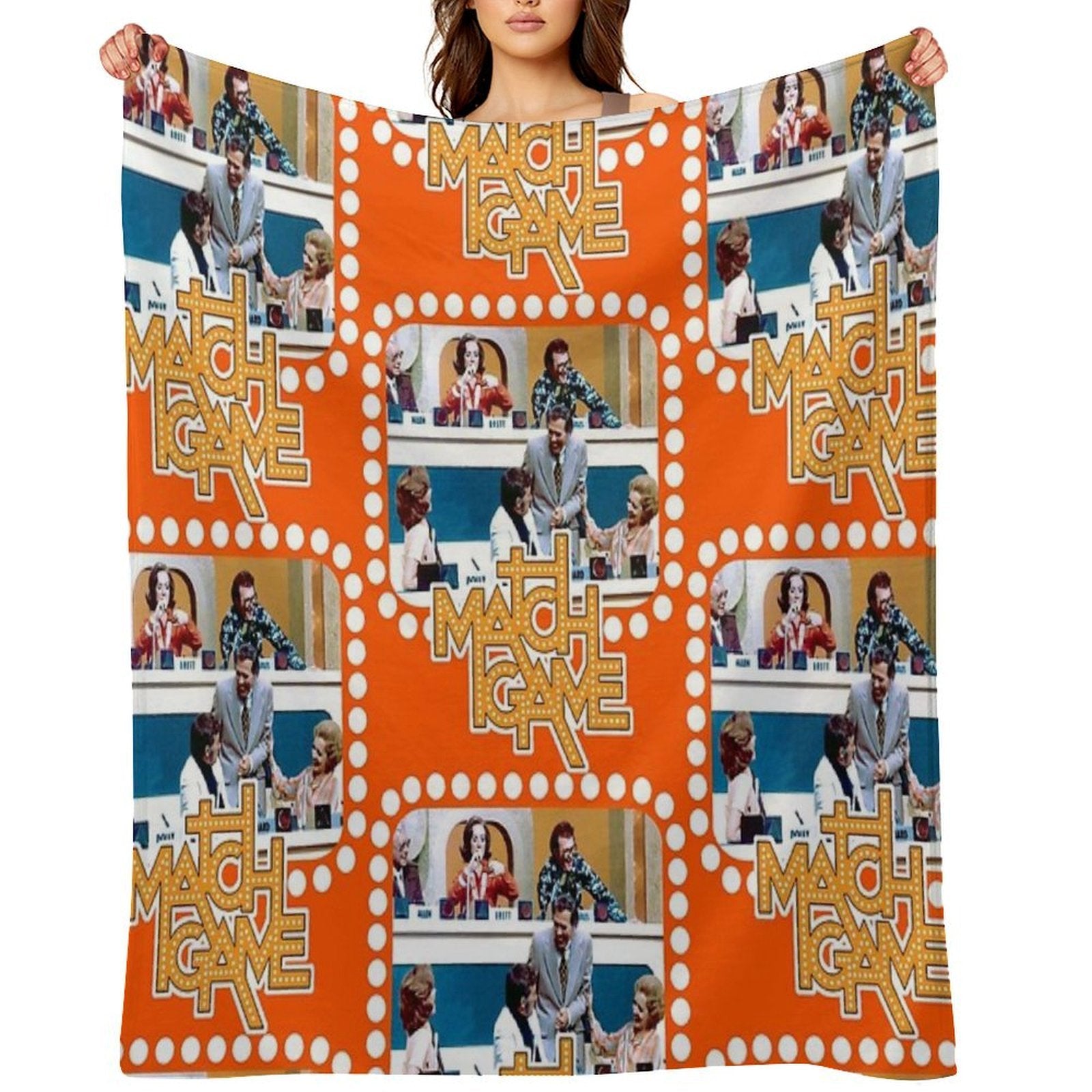 Match Game Cast Tribute Travel-friendly Throw Blanket