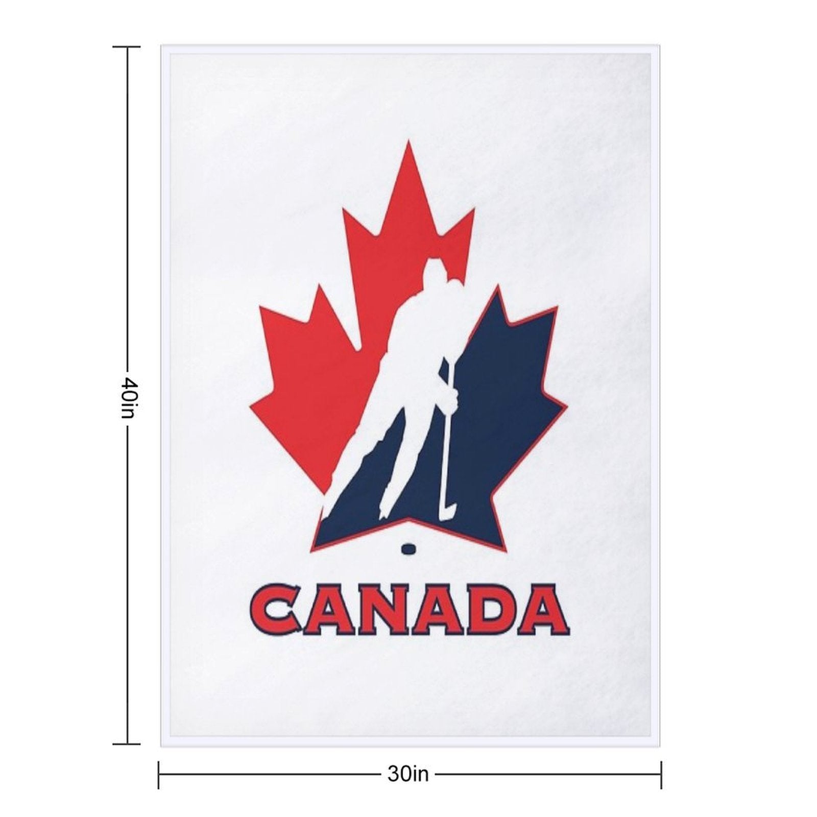 Hockey, Canada Multi-functional Throw Blanket