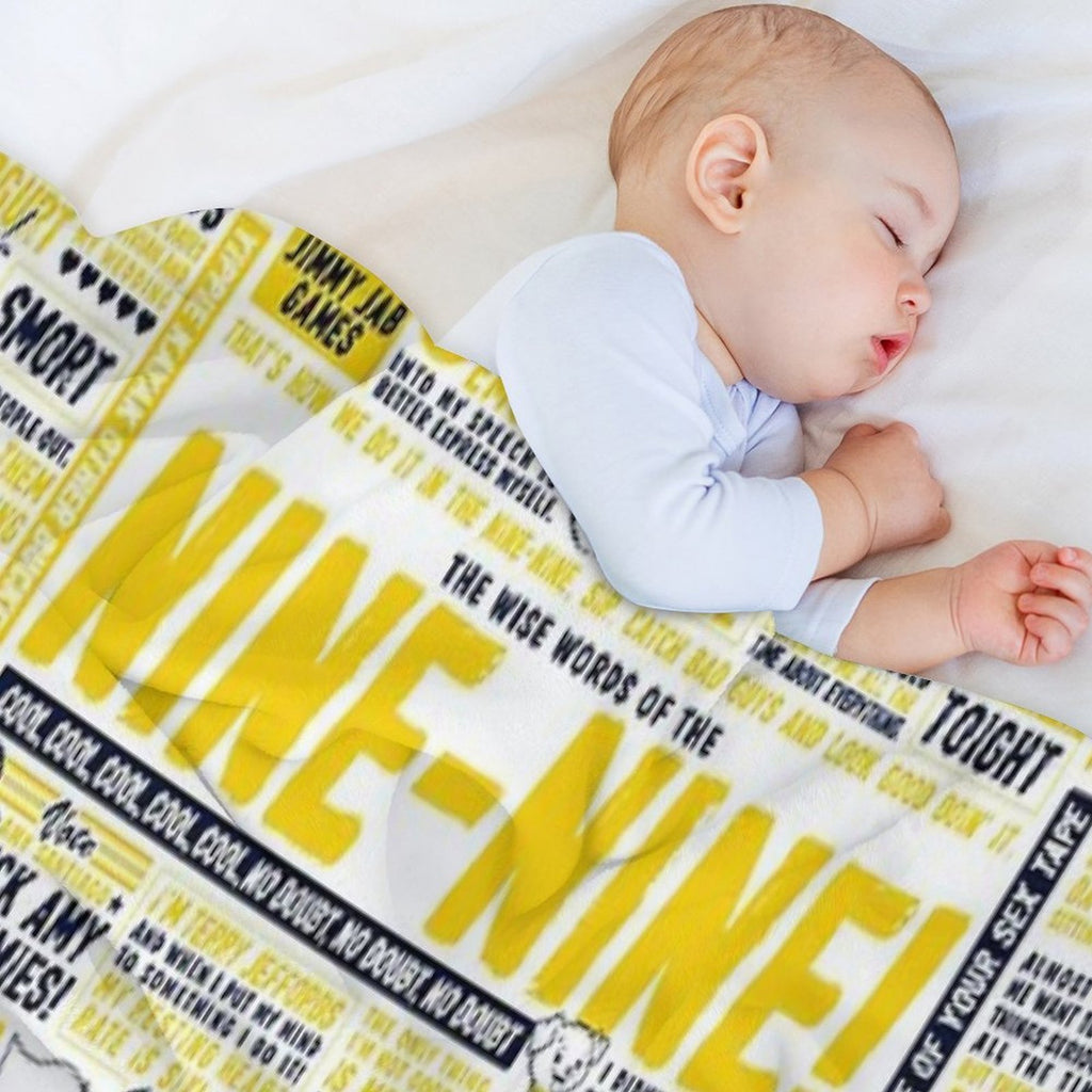 Wise Words of The Nine-Nine (Variant) Wrinkle-free Throw Blanket