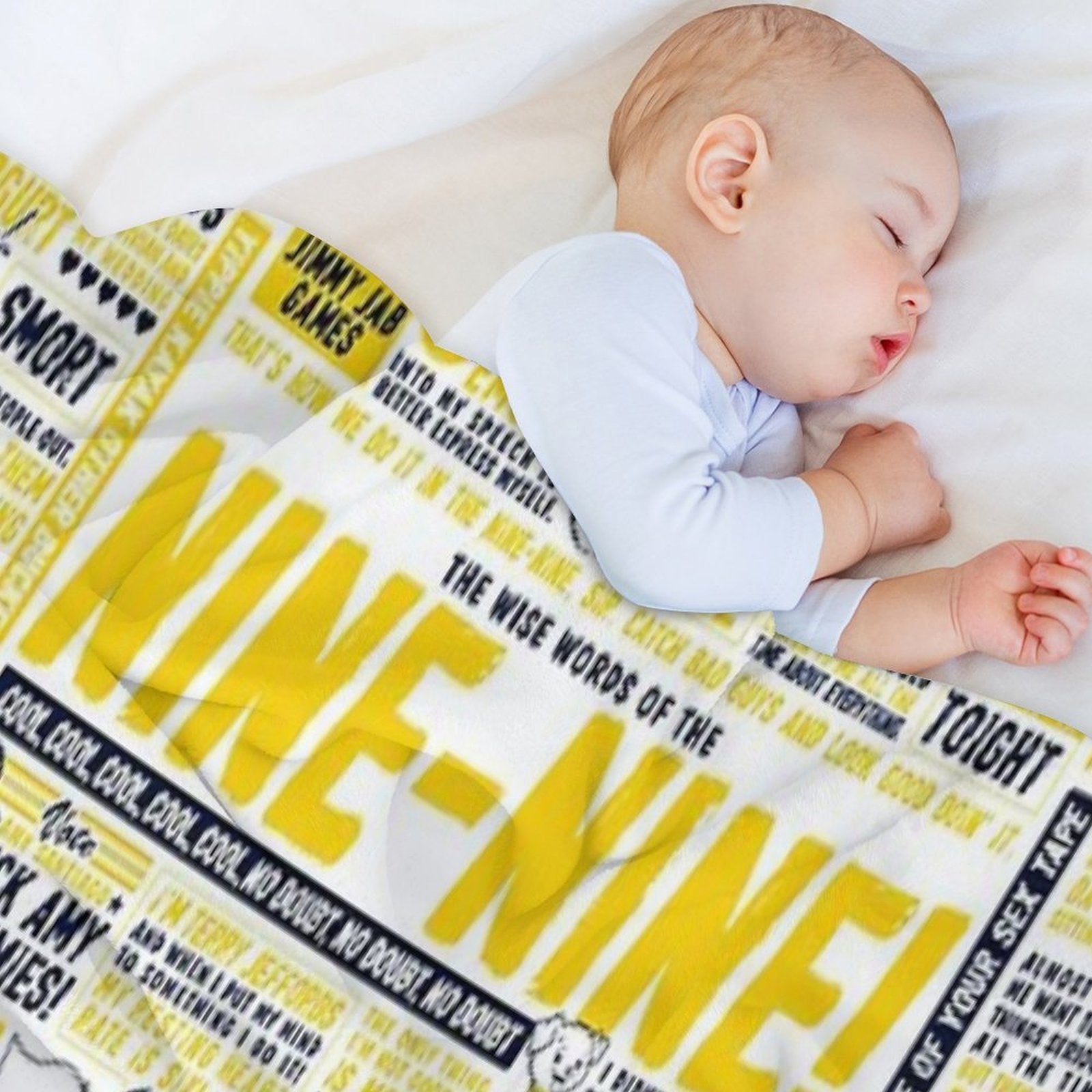 Wise Words of The Nine-Nine (Variant) Wrinkle-free Throw Blanket