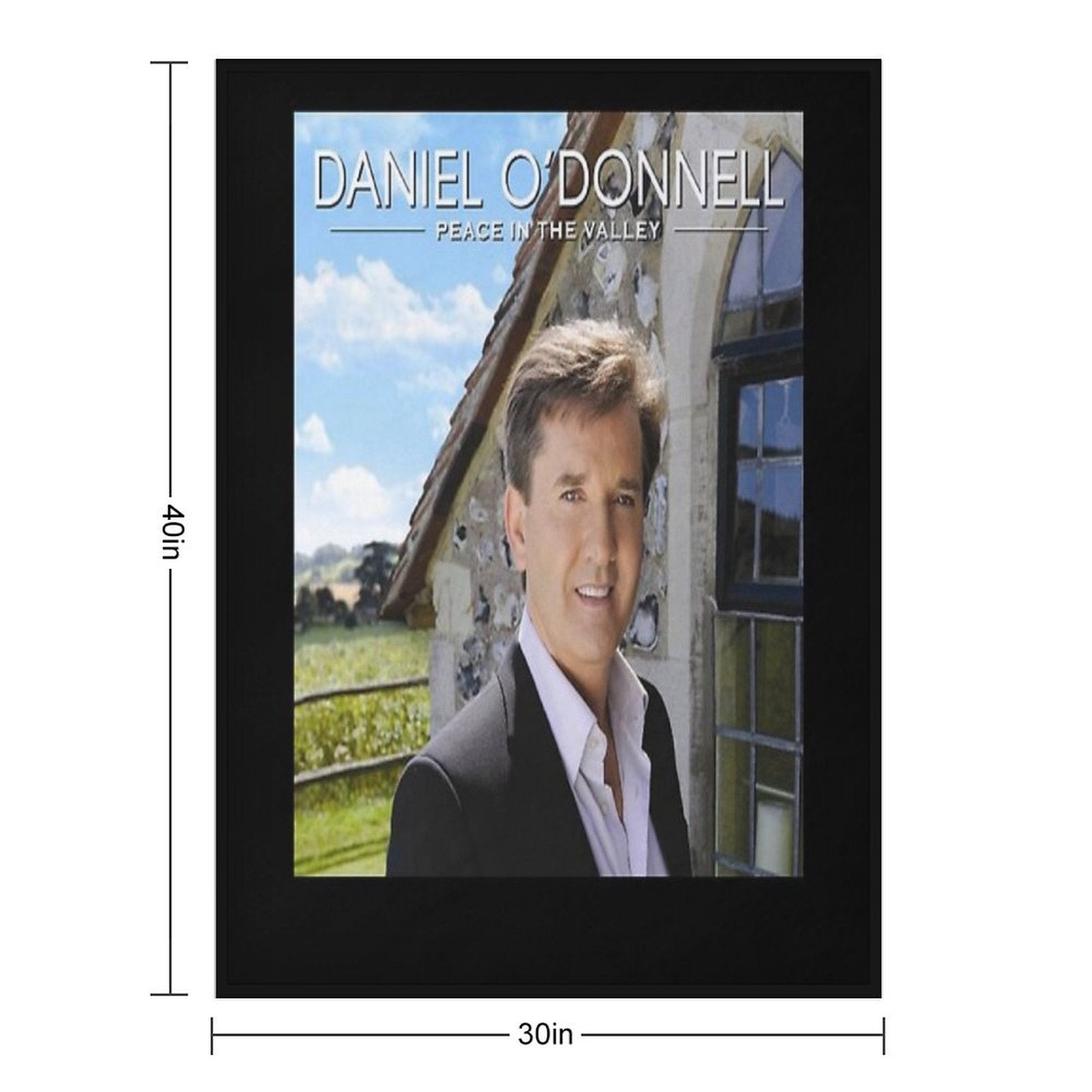 Daniel O'Donnell Peace in The Valley Versatility Throw Blanket