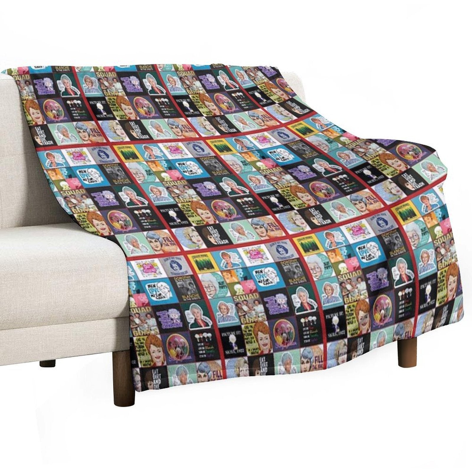 The Golden Girls, American TV Sitcom Velvety-soft Throw Blanket