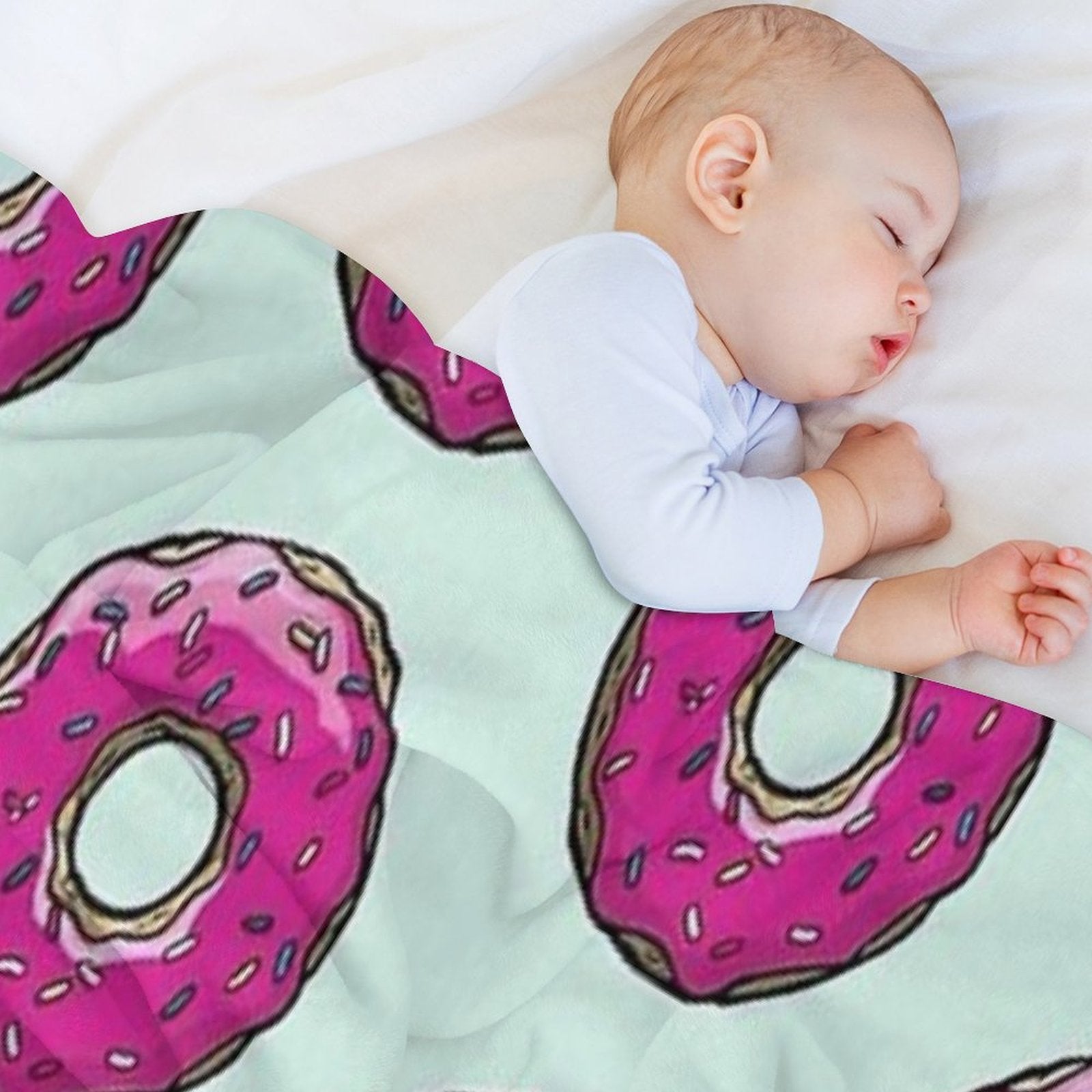 Classic Simpsons Donuts Premium Throw Blanket