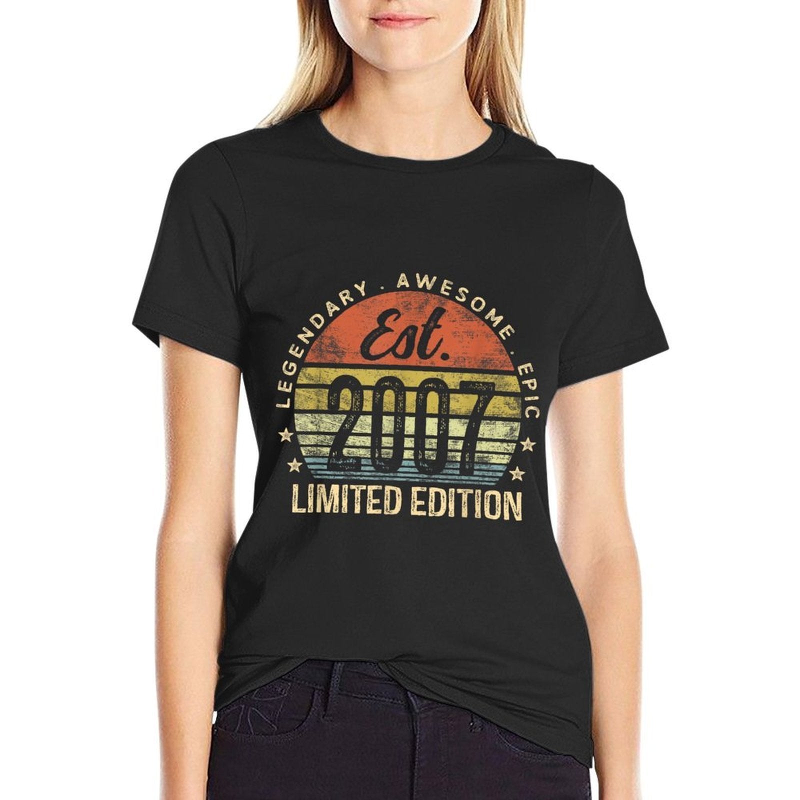 Est 2007 Limited Edition 18th Birthday Gifts 18 Year Old  Versatile T-Shirt