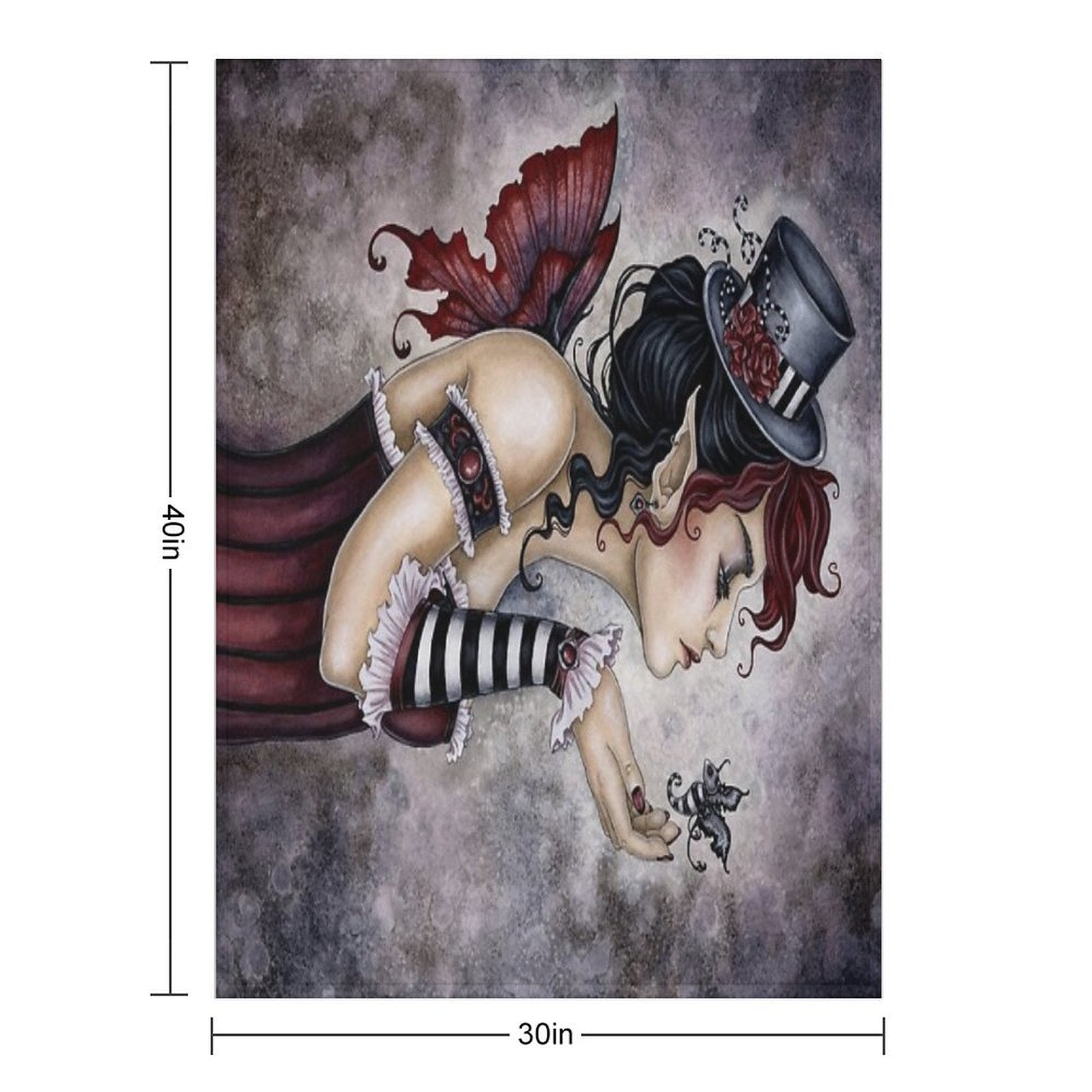 Fae Risque Multi-functional Throw Blanket