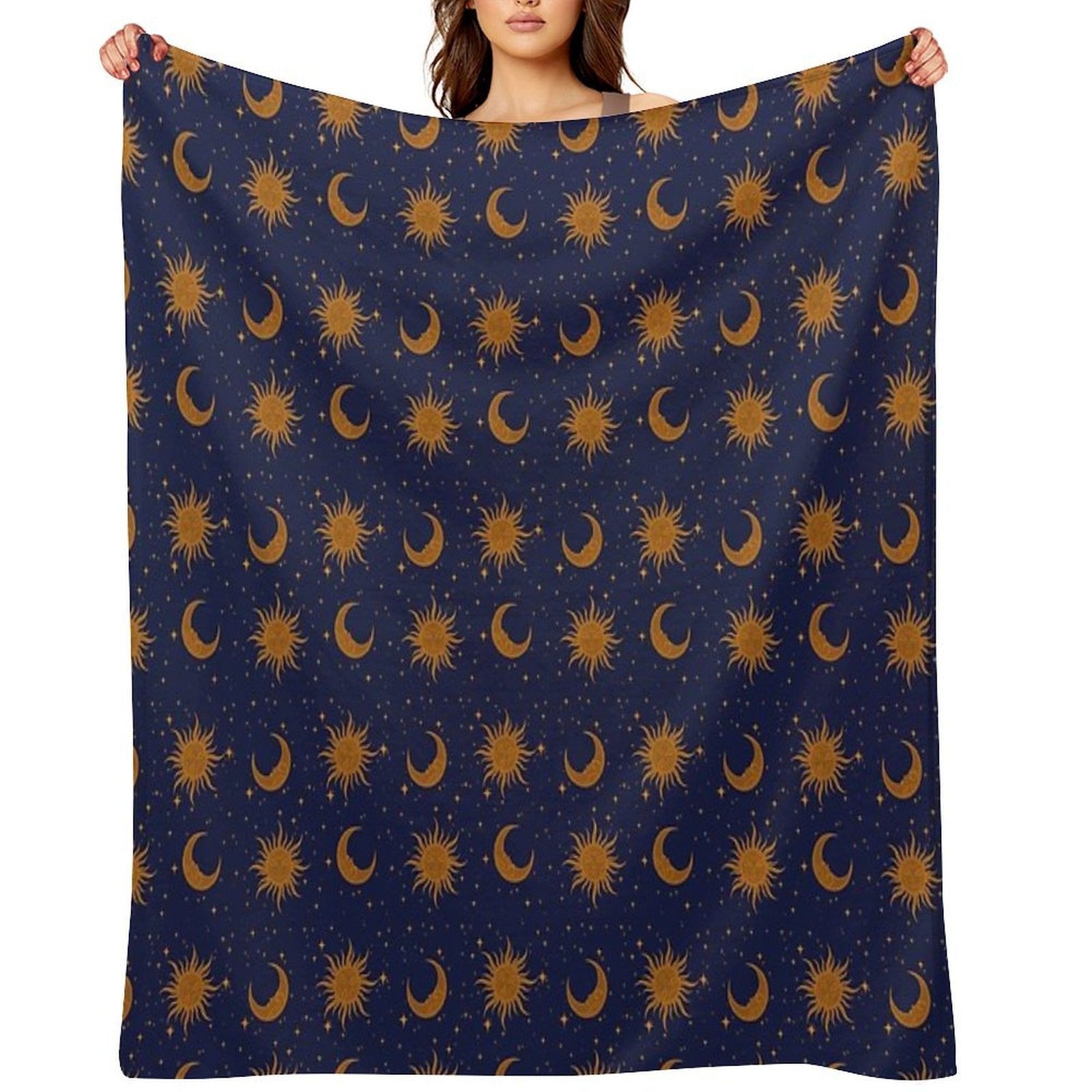 Celestial Travel-friendly Throw Blanket