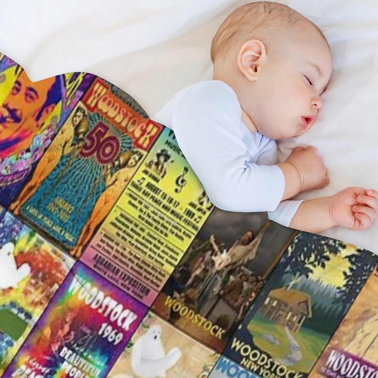 Woodstock Machine-washable Throw Blanket