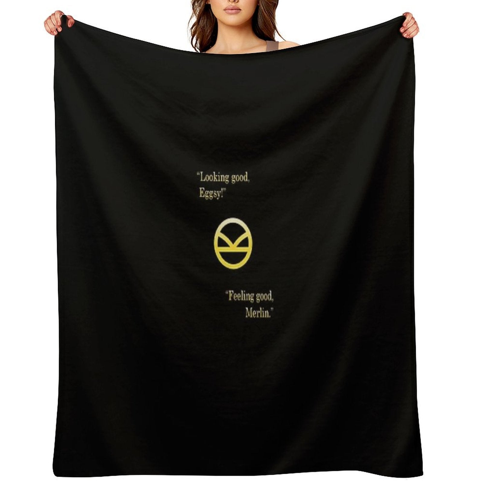 Kingsman Eggsy  Merlin Compact Throw Blanket