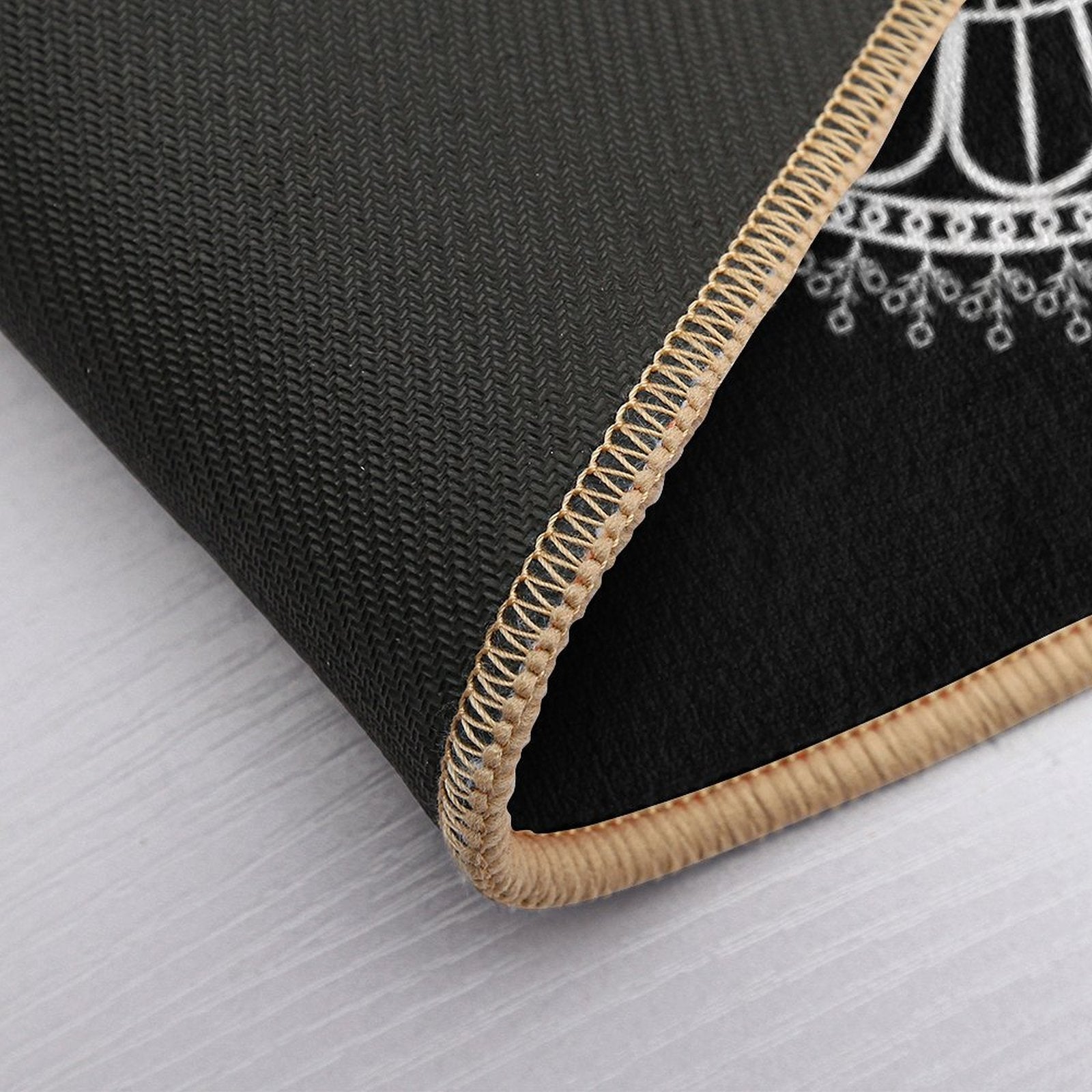 Bohemian Mandala Art.  Slip-Resistant Bath Mat