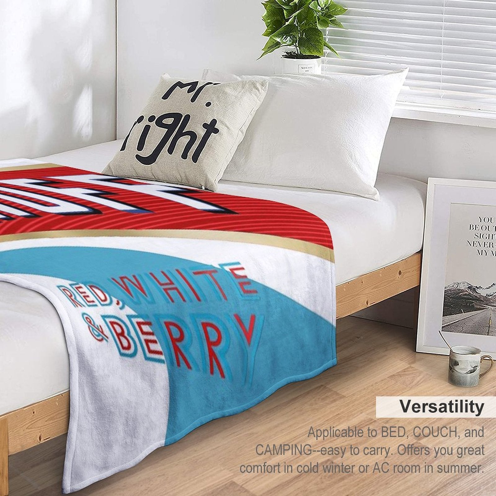 Smirnoff Red White And Berry Quick-dry Throw Blanket