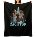 Country Music Bootleg Velvety-soft Throw Blanket