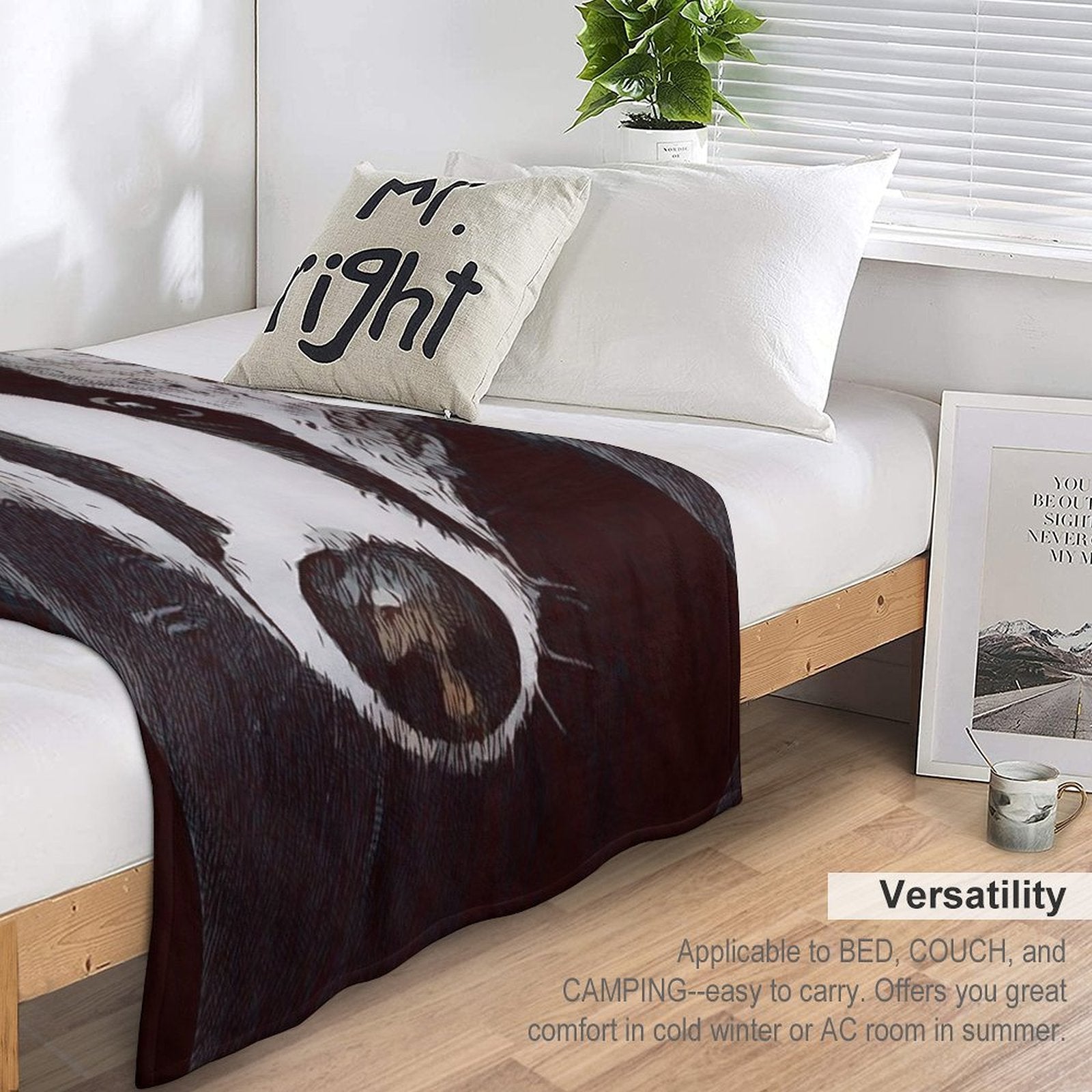 Badger Wrinkle-free Throw Blanket