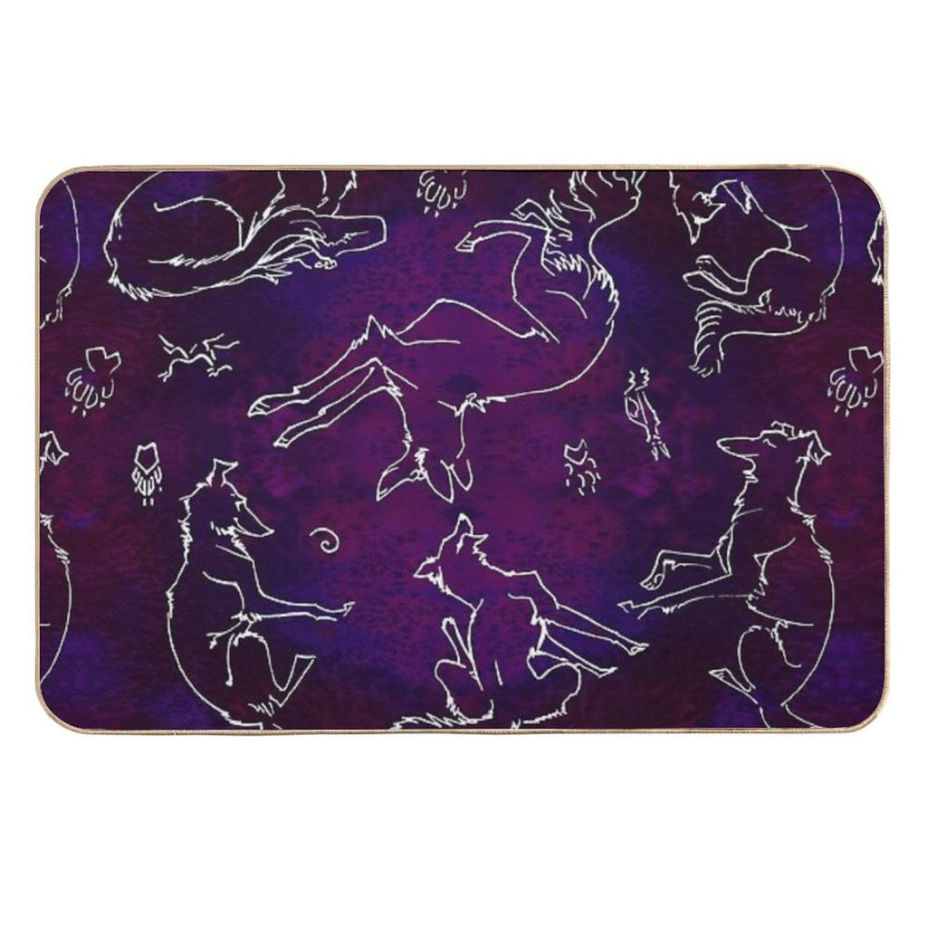 Noodle Doodle Nebula  Easy Maintenance Bath Mat