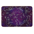 Noodle Doodle Nebula  Easy Maintenance Bath Mat