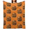 Popeyes Chicken Sandwich Compact Throw Blanket