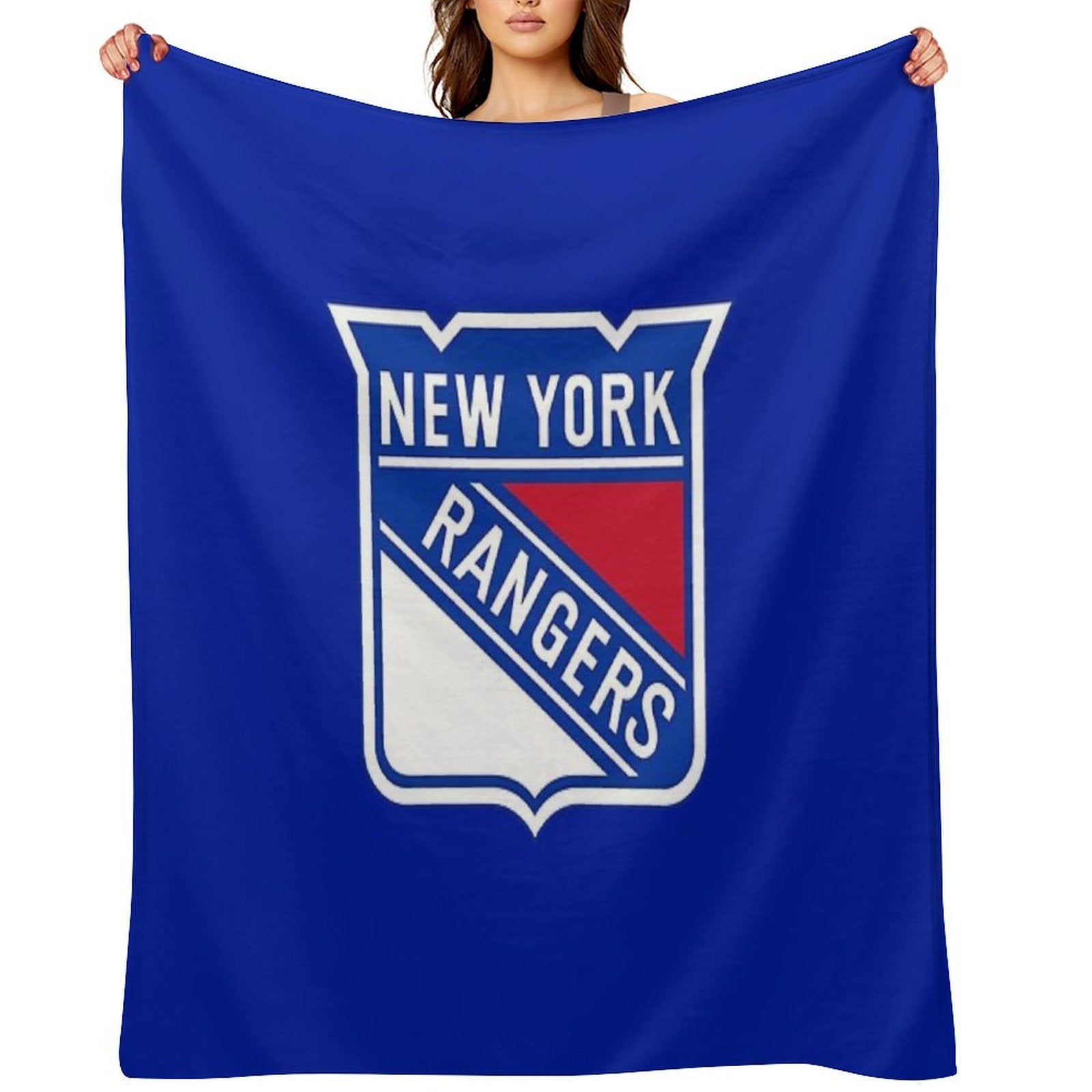 Rangers Logo Anti-pilling Throw Blanket