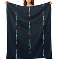 Factory Worker Sustainable Throw Blanket
