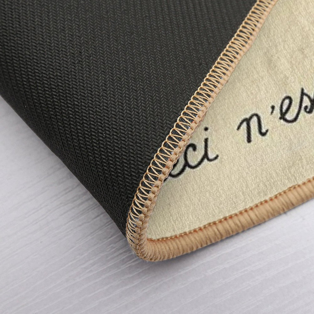 This Is Not A Pipe  Fade-Resistant Bath Mat